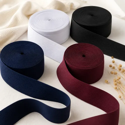 Rollos de elástico textil para confección